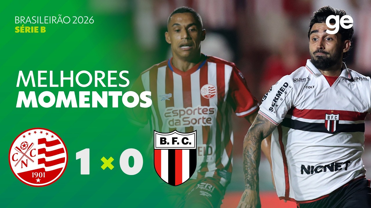 NÁUTICO 1 X 0 BOTAFOGO-SP | MELHORES MOMENTOS | BRASILEIRÃO SÉRIE B | ge.globo