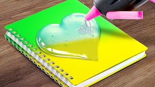 AWESOME DIY SCHOOL SUPPLIES AND ART IDEAS