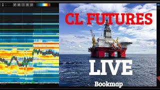 Live Daytrading Oil CL Futures USD/EUR Bookmap Fri 8.25.2023 VPOC VWAP US Dollar