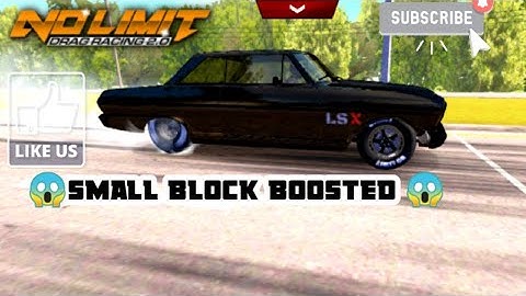 SMALL BLOCK BOOSTED ⭐ NO LIMIT DRAG RACING 2.0 CHEVY NOVA TWIN TURBO TUNE ⭐