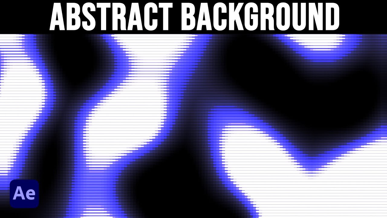 Abstract Motion Graphics Background After Effects Tutorial - YouTube