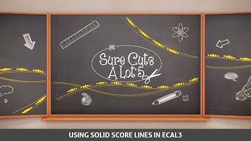 Using Solid Score Lines in eCAL3 (Sizzix eclips2)
