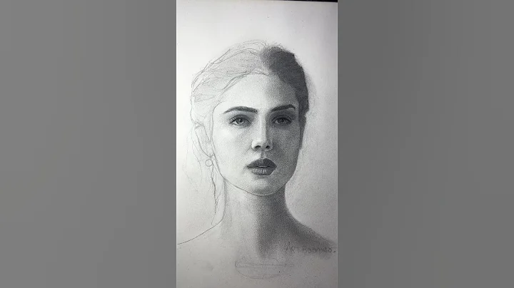 Wait for the end ❤️✨    #artwork #portraitdrawing #transition #sketch #portrait