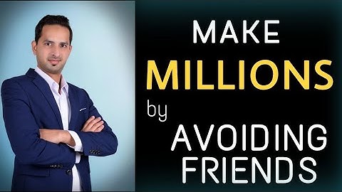 How to Become a Millionaire by avoiding your Friends on Weekends - Ali Al Ahmed, PMP