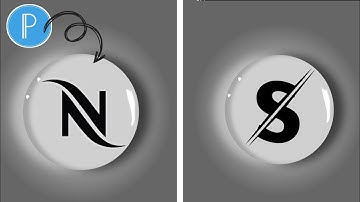 Water drop💧 logo design in Android pixellab -