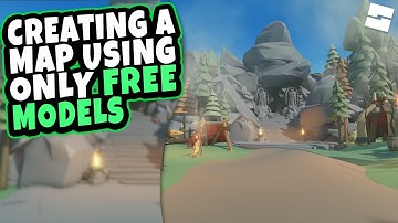 I Created A Map Using ONLY FREE MODELS.. | Roblox Studio