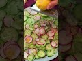 Radish, Celery, and Cucumber Salad #shorts