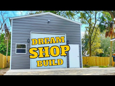 Building a Dream Shop! From Dirt To Finished Building