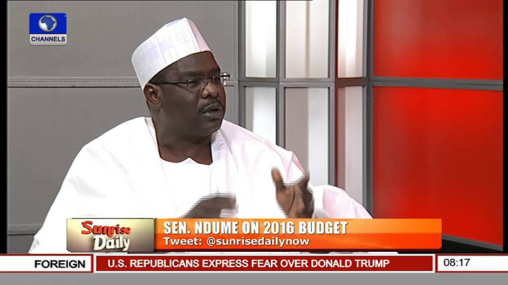 I Am Connected To My People In Gwoza, Senator Ndume Insists -- 04/03/16