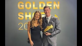 Awarding of the Golden Shoes 2021 to goalscorer Robert Lewandowski