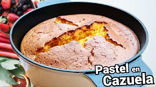NO-MOLD, TALL AND CREAMY PUMPKIN CAKE 🍰😋 EASY RECIPE (in a pot)