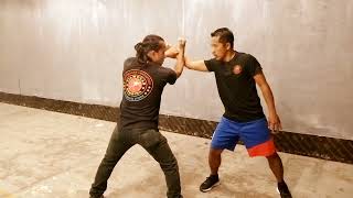 Part 1 Basic defense of Filmocan San Miguel Eskrima.