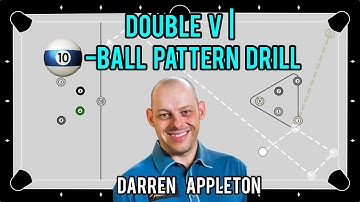 Double V | 10-ball pattern drill ALL LEVELS | Darren Appleton