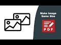 How to Resize Images to the Same Dimensions in a PDF Document in PDF XChange Editor
