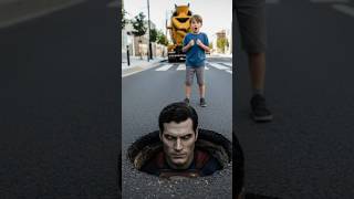 Evil Supermans Concrete Photo Op Hes Laughing