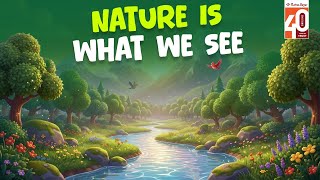Details Nature Is What We See | Ratna Sagar | English Story Animated Update