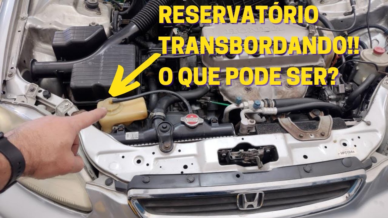 Honda Civic 1998 c/ Vazamento de Aditivo no Reservatório * Levou em Duas Oficinas e Não Resolveram*