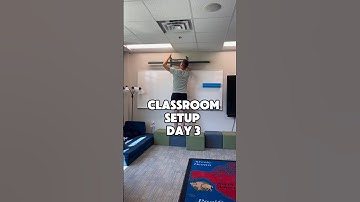 Classroom setup day 3… full video will be posted tomorrow morning. Stay tuned! #classroomsetup