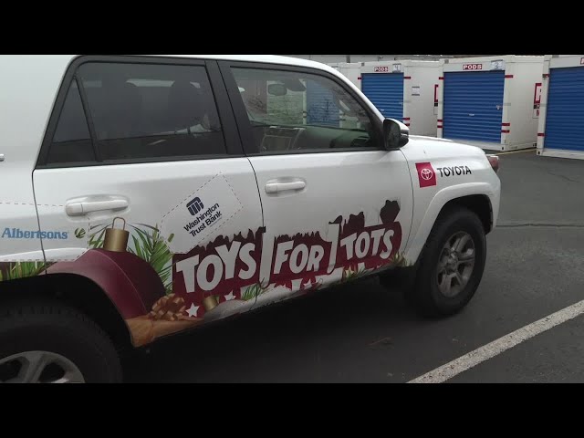 Marines Prepare Toys For Tots Donations