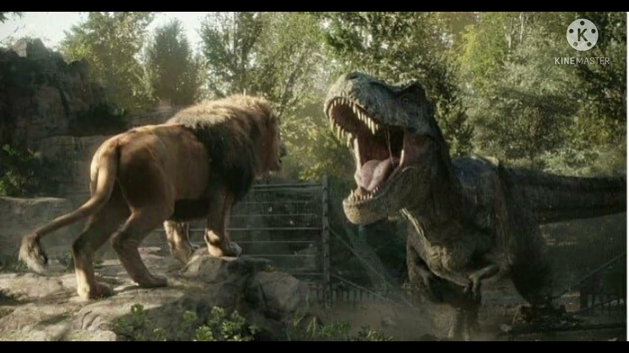 T.Rex vs Lion Who Would Be The King Of The Animals And Dinosaurs YouTube