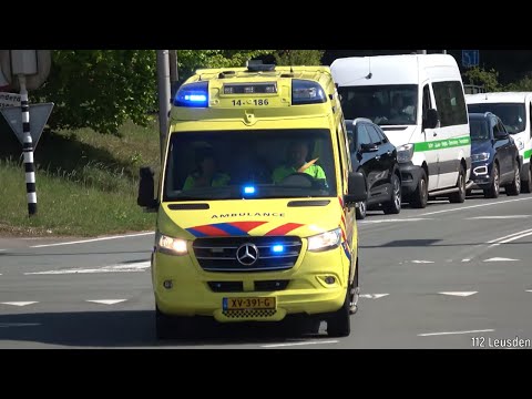 [Luchthoorn!] Politie en Ambulances met spoed in Blaricum, Amersfoort en Leusden!