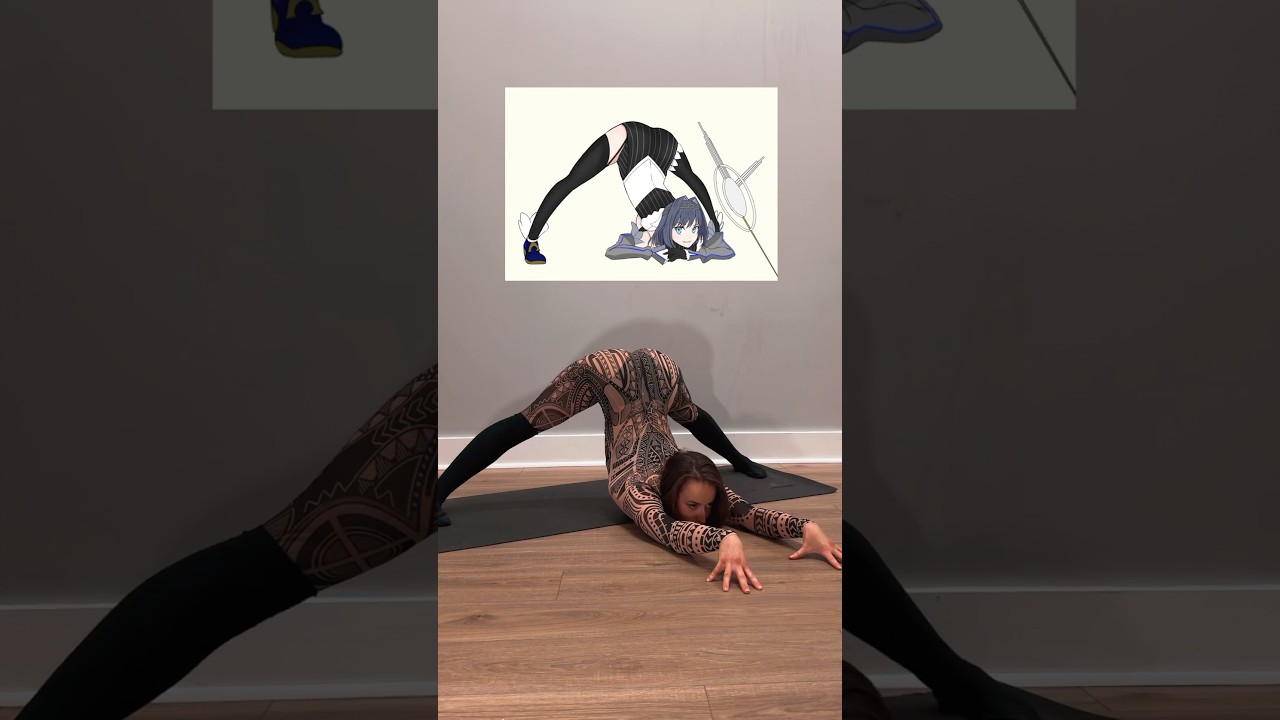 Contortion trend! How did I do?? #contortion #anime #flexible #gymnast