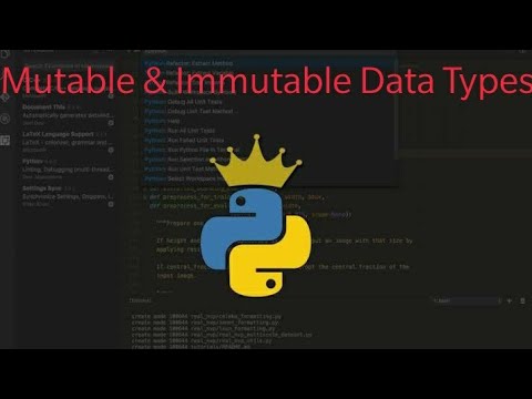Mutable & Immutable data types in Hindi Class XI