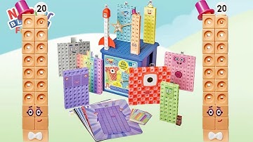 Unboxing Numberblocks Heroes Twenty With Zeroes MathLink Cubes Activity Set! Satisfying ASMR Video
