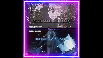 Heisei Godzilla vs Final Wars Godzilla #vs #godzilla #heiseigodzilla #godzillafinalwars