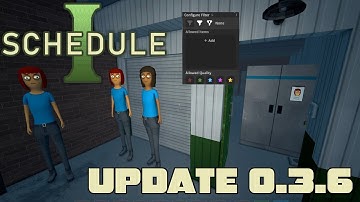 Schedule 1 Update 0.3.6 Brings NEW Lockers, Filters & Employee Fixes & Changes!