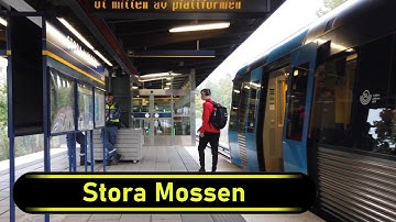 Metro | Tunnelbana Station Stora Mossen - Stockholm 🇸🇪 - Walkthrough 🚶