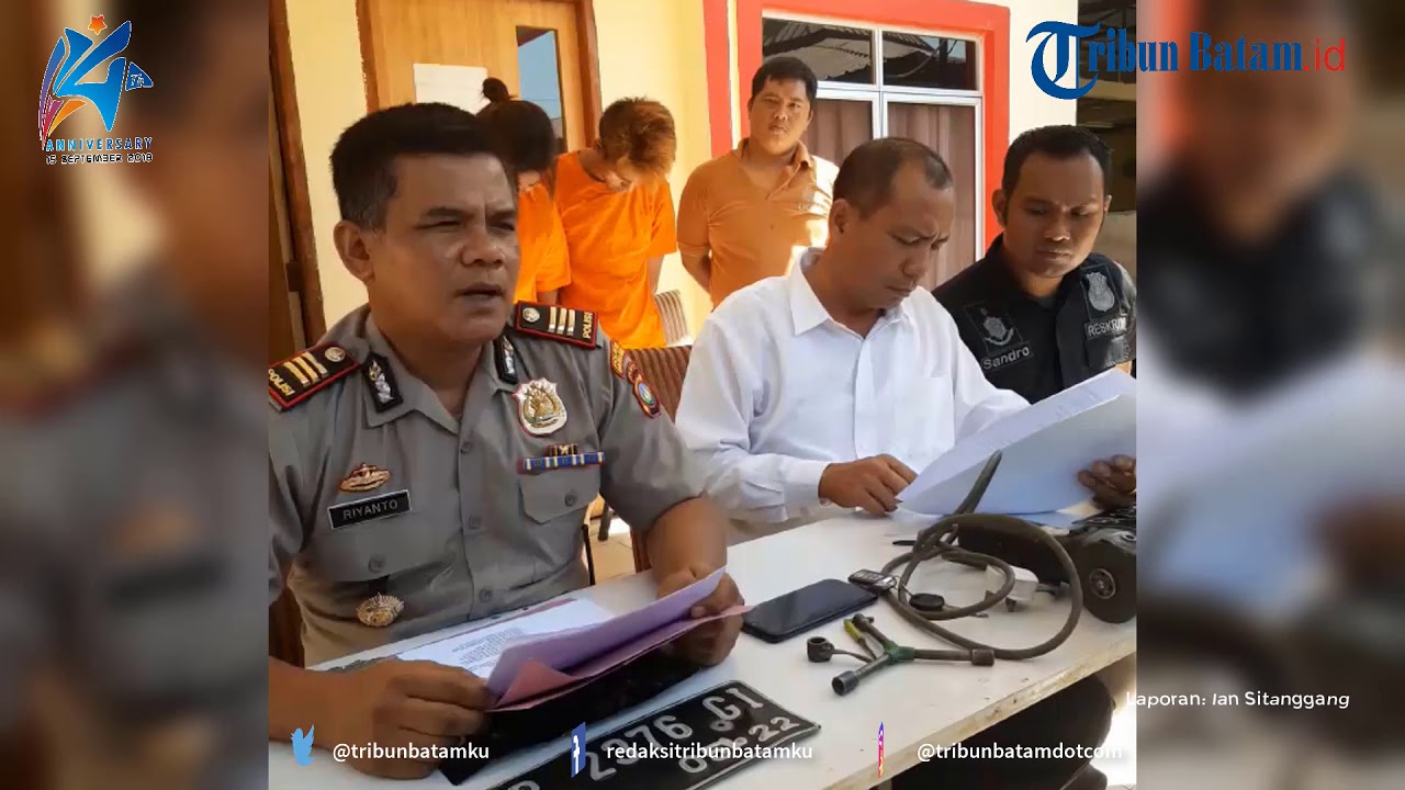 Baru 4 Bulan Bebas Penjara, 4 Pelaku Curanmor Sagulung 30 Kali Curi Motor