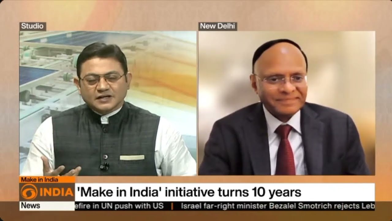 Mr B Thiagarajan - MD, Blue Star - DD News - 10 years of Make in India