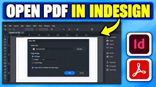 How To Open Multi Page PDF File With InDesign (Tutorial)