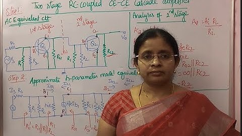 Analysis of two stage RC coupled CE-CE cascade amplifier (part-2)