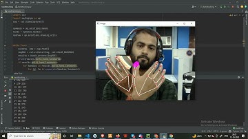 Hand Tracking using Mediapipe and Opencv-python #python #kumarrishabh