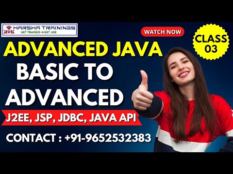 Advanced Java Class 03 | Advanced Java Tutorial | J2EE, JSP, JDBC, Java API | Java Basic to Advanced