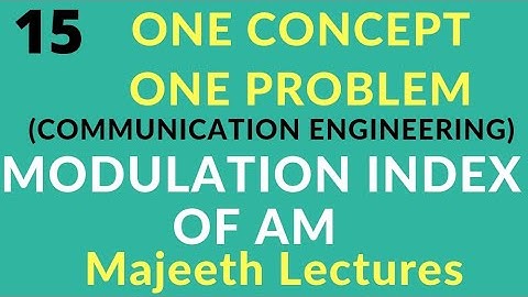 Modulation Index of AM-OCOP15- TRB POLYTECHNIC ECE