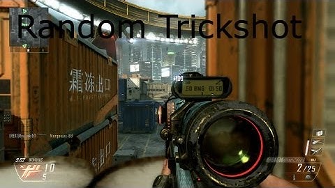 Black Ops 2 random trickshot clip