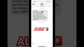 New e-challan scam | Be aware of such notifications | #alert #scammer #frauds