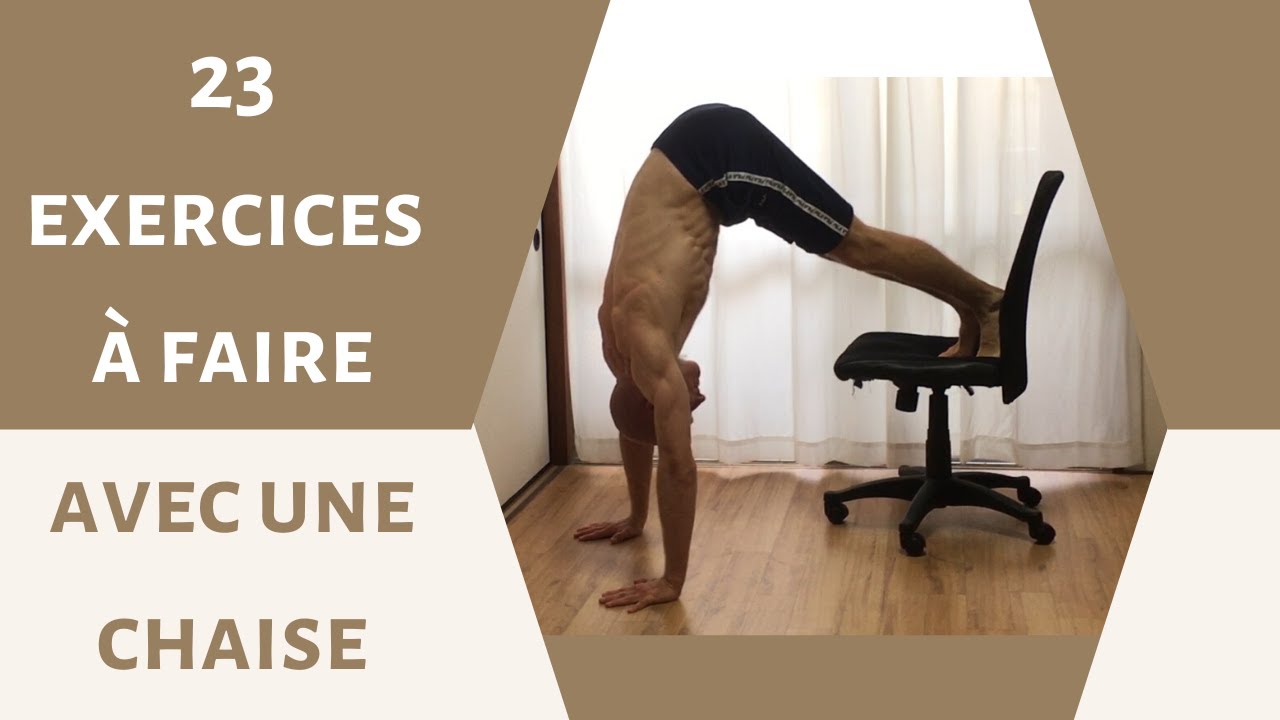 Entraînement à la maison 23 exercices à faire avec une