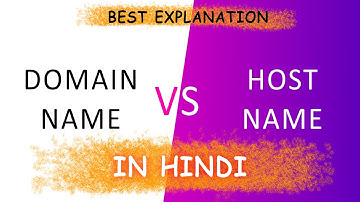 Domain name and Host name: What is domain name, Host name, Fully Qualified Domain name (HINDI)