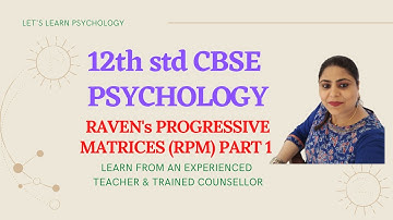 RAVENS PROGRESSIVE MATRICES (RSPM) - HINDI