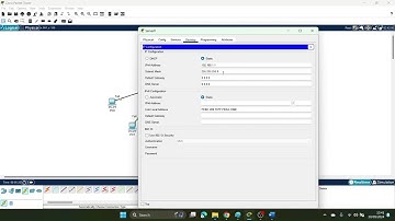 DHCP Server in Cisco Packet Tracer 1.2