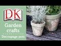 Garden Ideas: Decorating Terracotta Pots With Decoupage