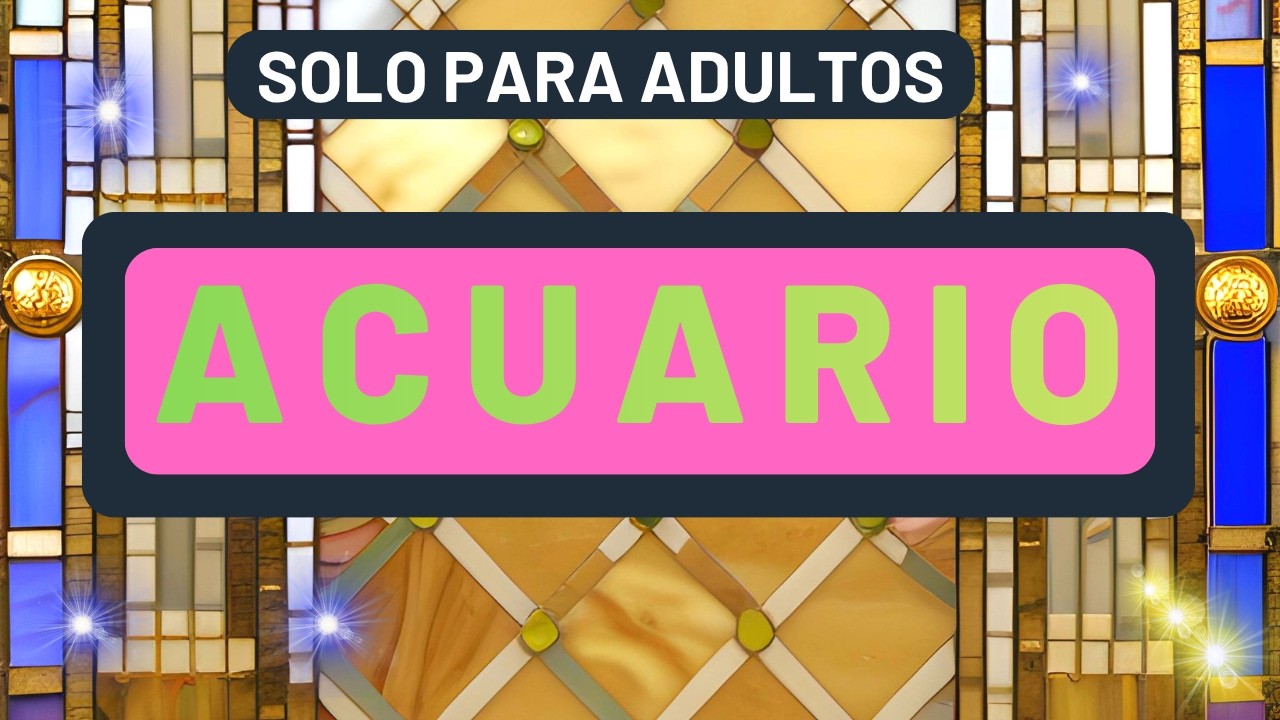 ACUARIO🎈NI TE PASÓ POR LA MENTE LO QUE TE VA A PASAR! ESTO ES MÁS ...