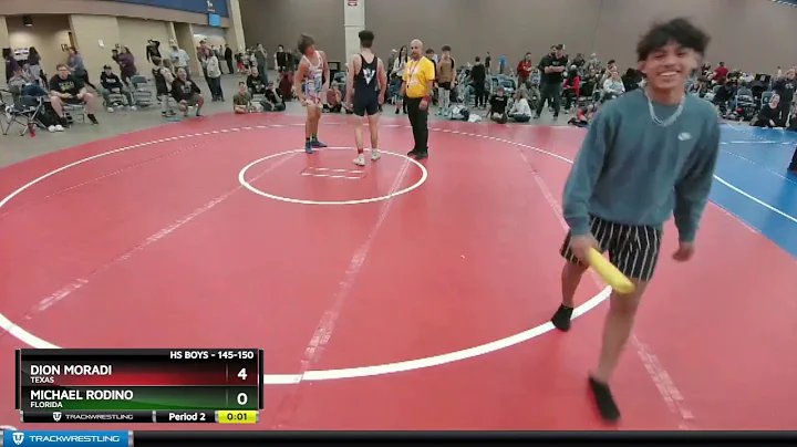 145-150 Lbs 5th Place Match - Michael Rodino, Flor...