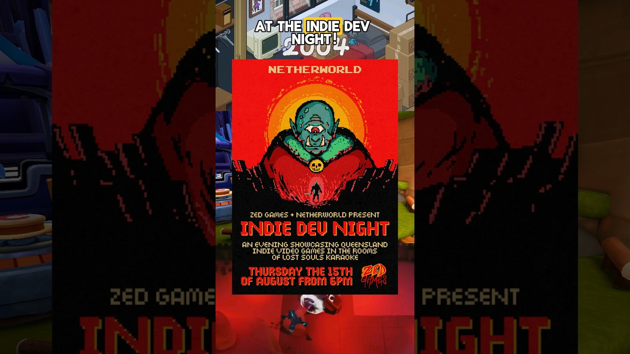Support indie games in Brisbane at the Indie Dev Night! 🕹 