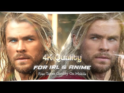 4K Quality Like Topaz On Mobile 📱 | For Free! 