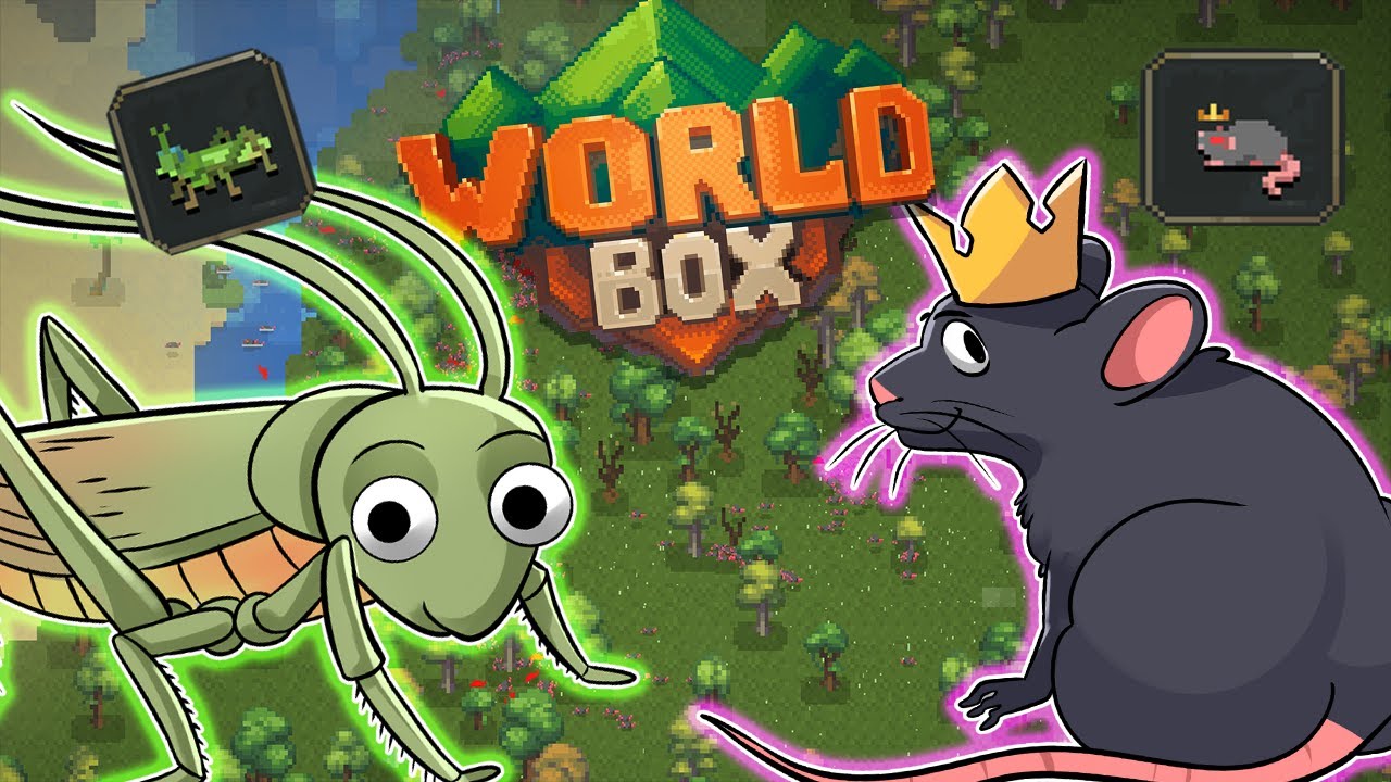 INVASÃO DE RATOS E GAFANHOTOS - WorldBox - YouTube